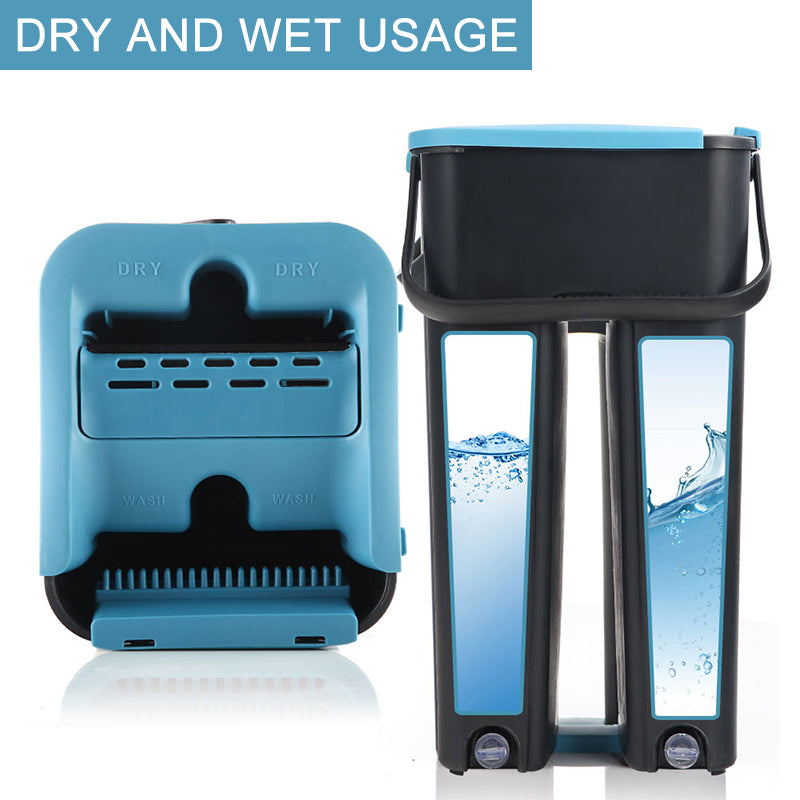 Hands-Free Flat Mop & Bucket Set