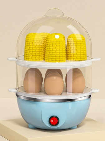 2-Tier Egg Cooker & Steamer